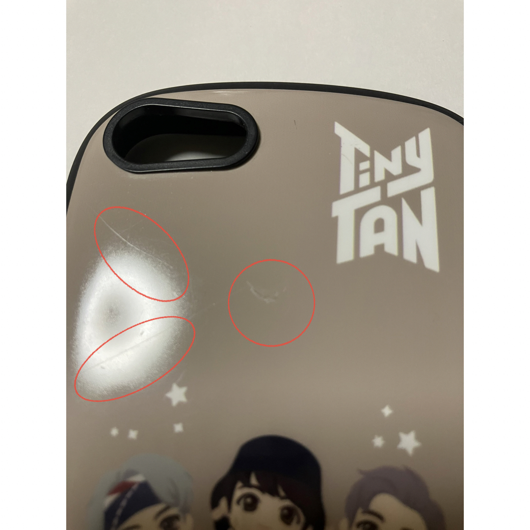 防弾少年団(BTS)(ボウダンショウネンダン)のBTS タイニータン　i Face スマホケース　iPhoneSE/8/7 スマホ/家電/カメラのスマホアクセサリー(iPhoneケース)の商品写真