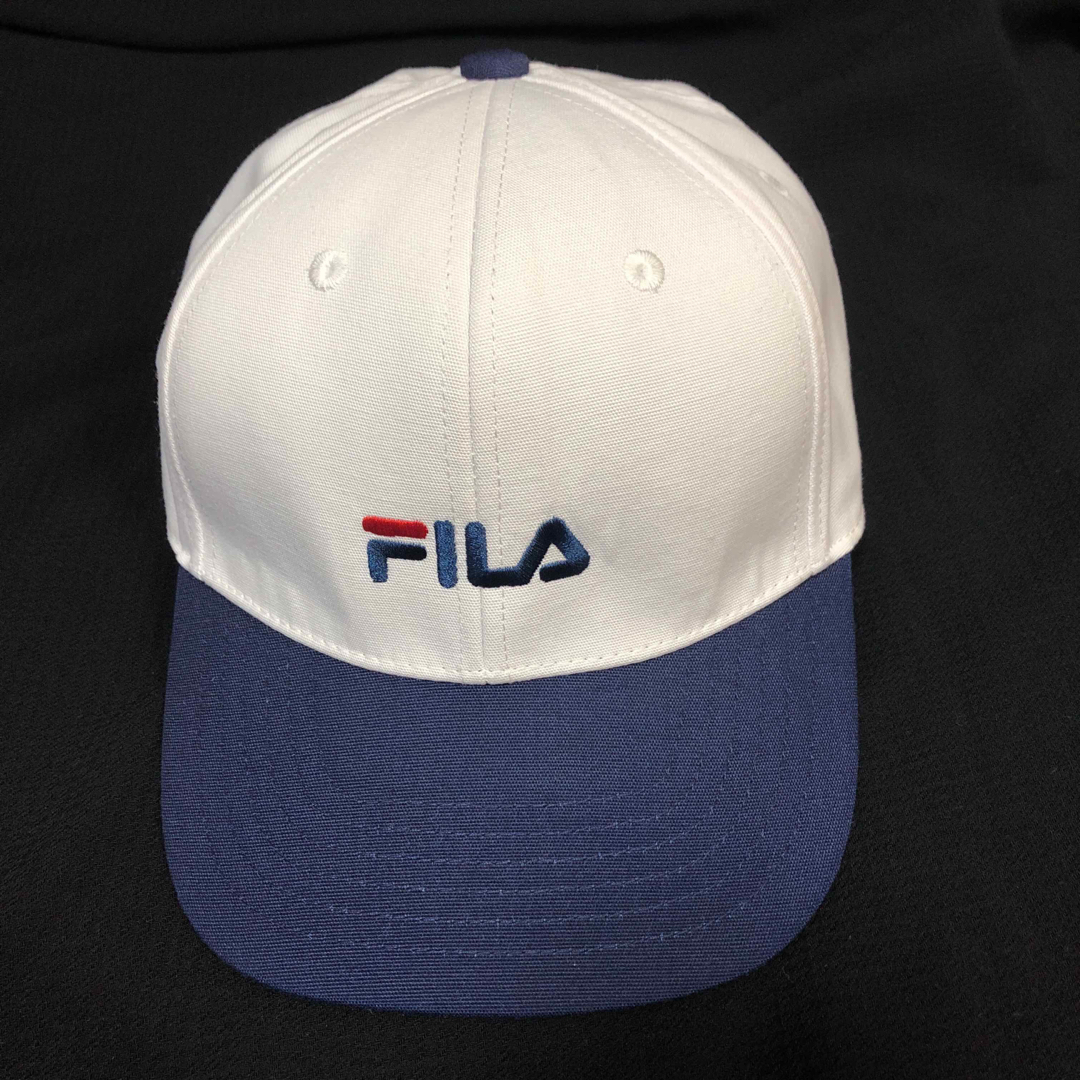 FILA - fila フィラ キャップ 白 ホワイトの通販 by スティール123's