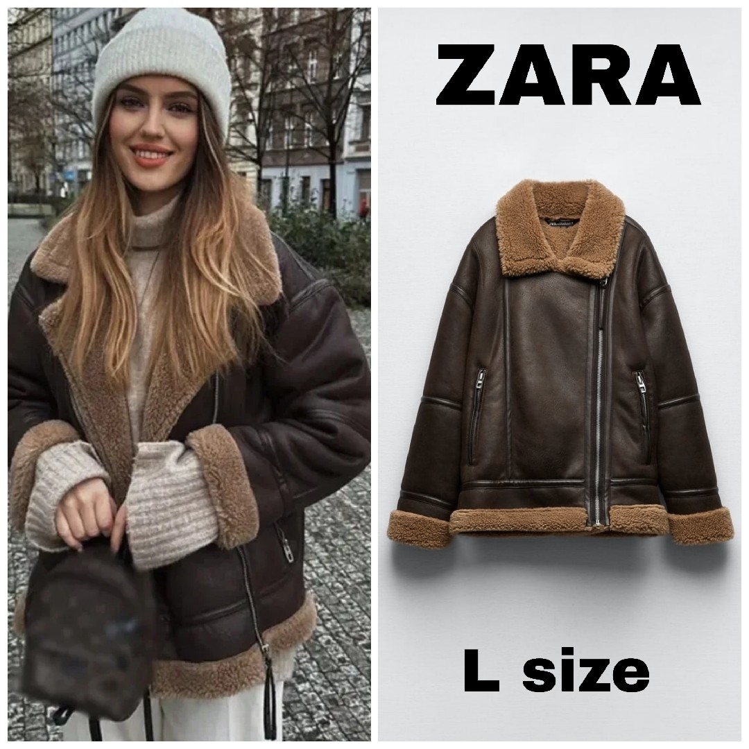 【美品】ZARA ダブルフェイスコート　サイズS