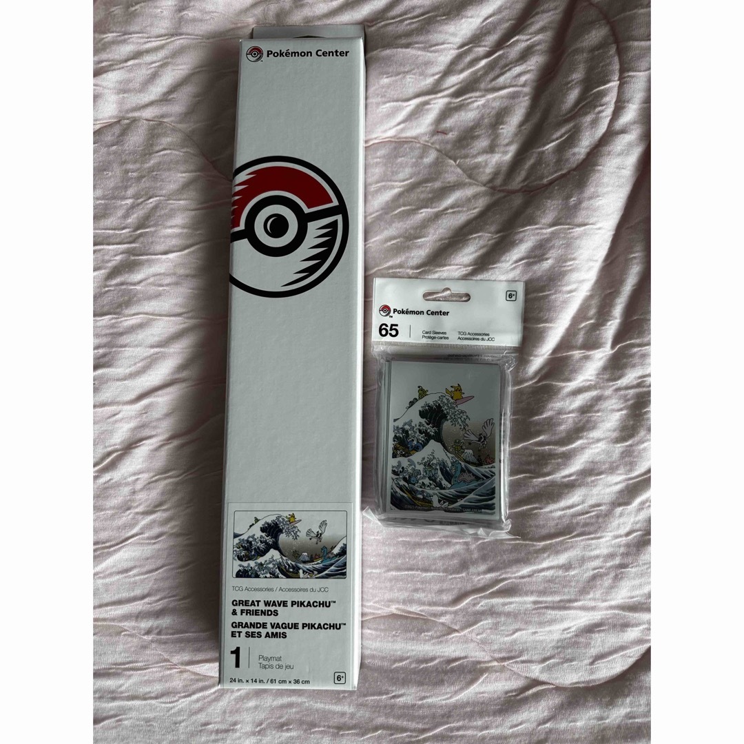 ポケモンwcs横浜 海外 北斎柄プレイマット&スリーブ ポケモンwcs横浜 海外 北斎柄プレイマット&スリーブ