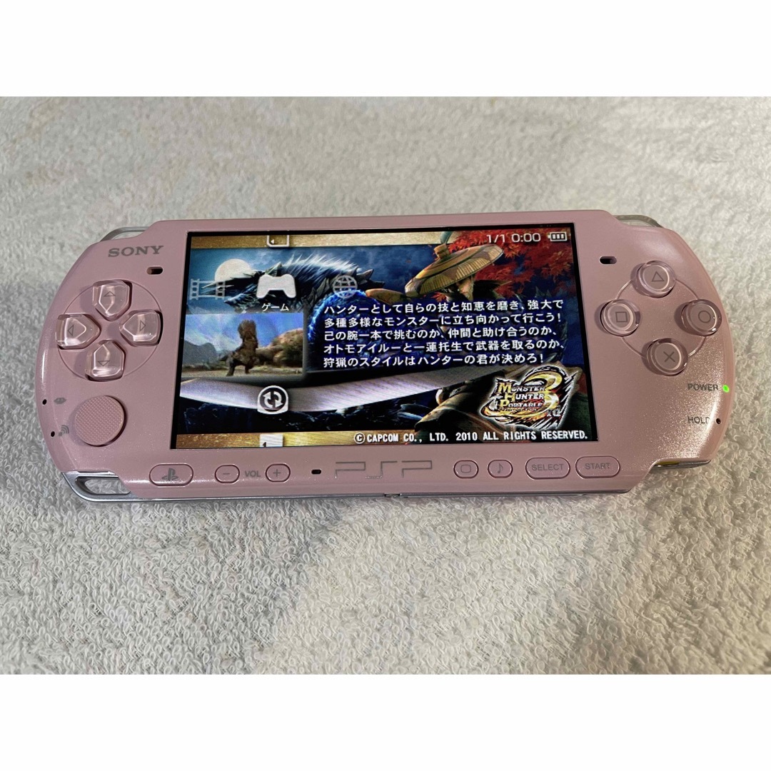 PlayStation Portable - ☆ほぼ新品☆ PSP-3000 ブロッサムピンクの