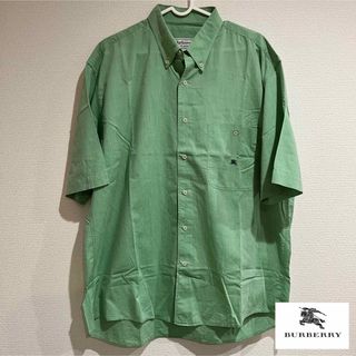 バーバリー(BURBERRY) シャツ(メンズ)（グリーン・カーキ/緑色系）の