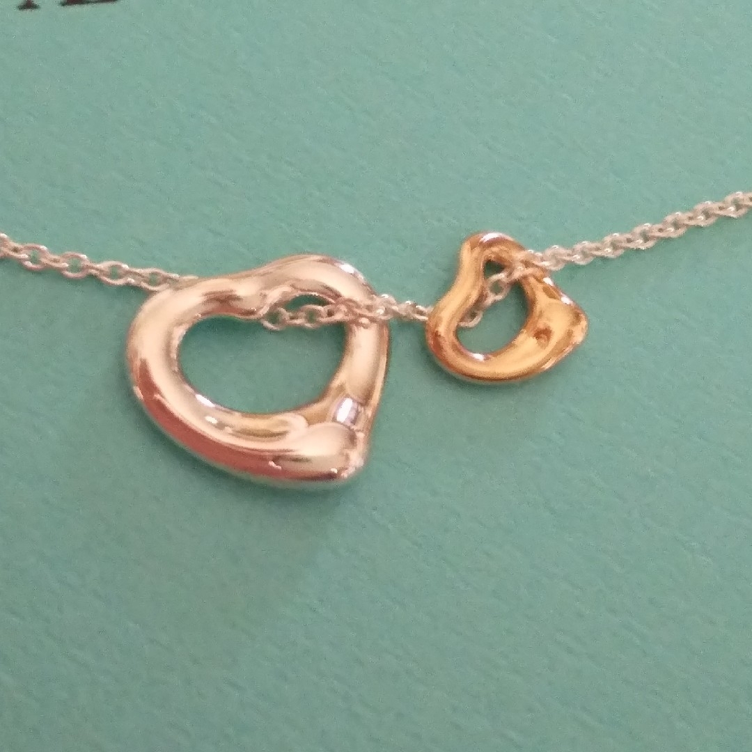 安い購入 TIFFANY&Co. Ag925 オープンハート シトリン 極美品