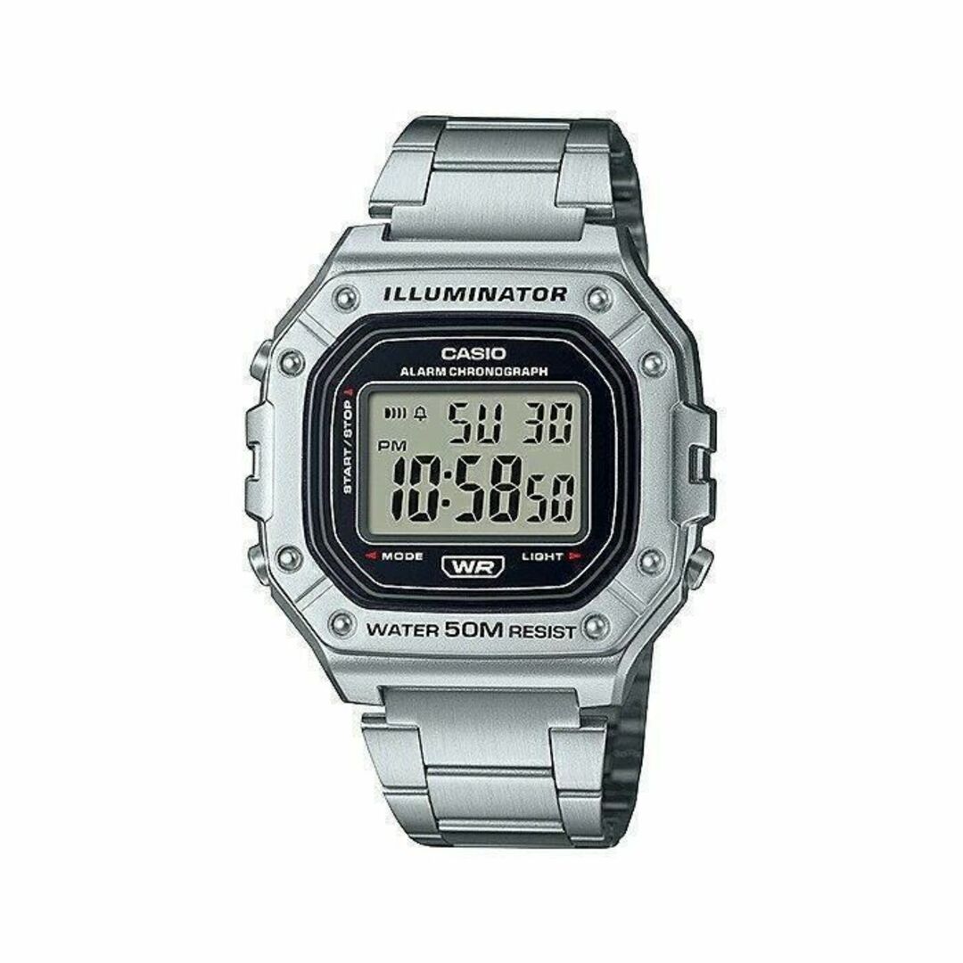 CASIO(カシオ)のCASIO(カシオ）シルバーメタル G-SHOCKデザイン メンズの時計(腕時計(デジタル))の商品写真