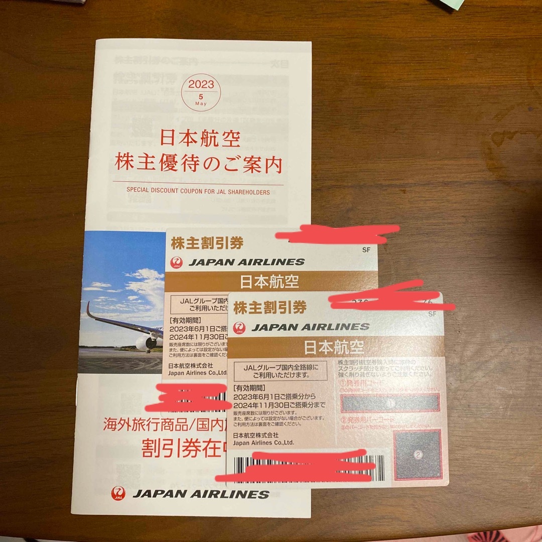 JAL 株主割引券2枚⭐︎