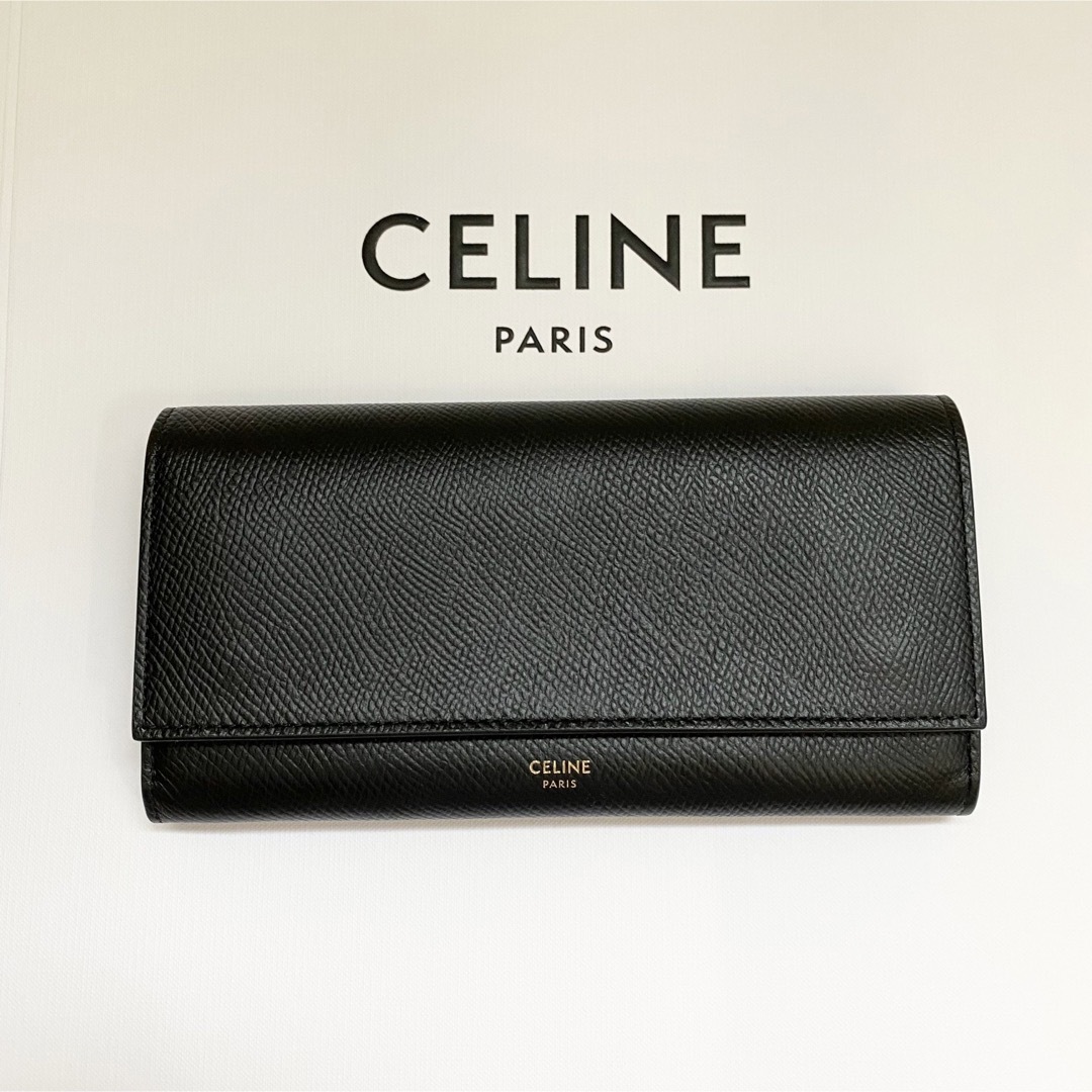 極上美品✨CELINE セリーヌ ラージフラップウォレット 財布