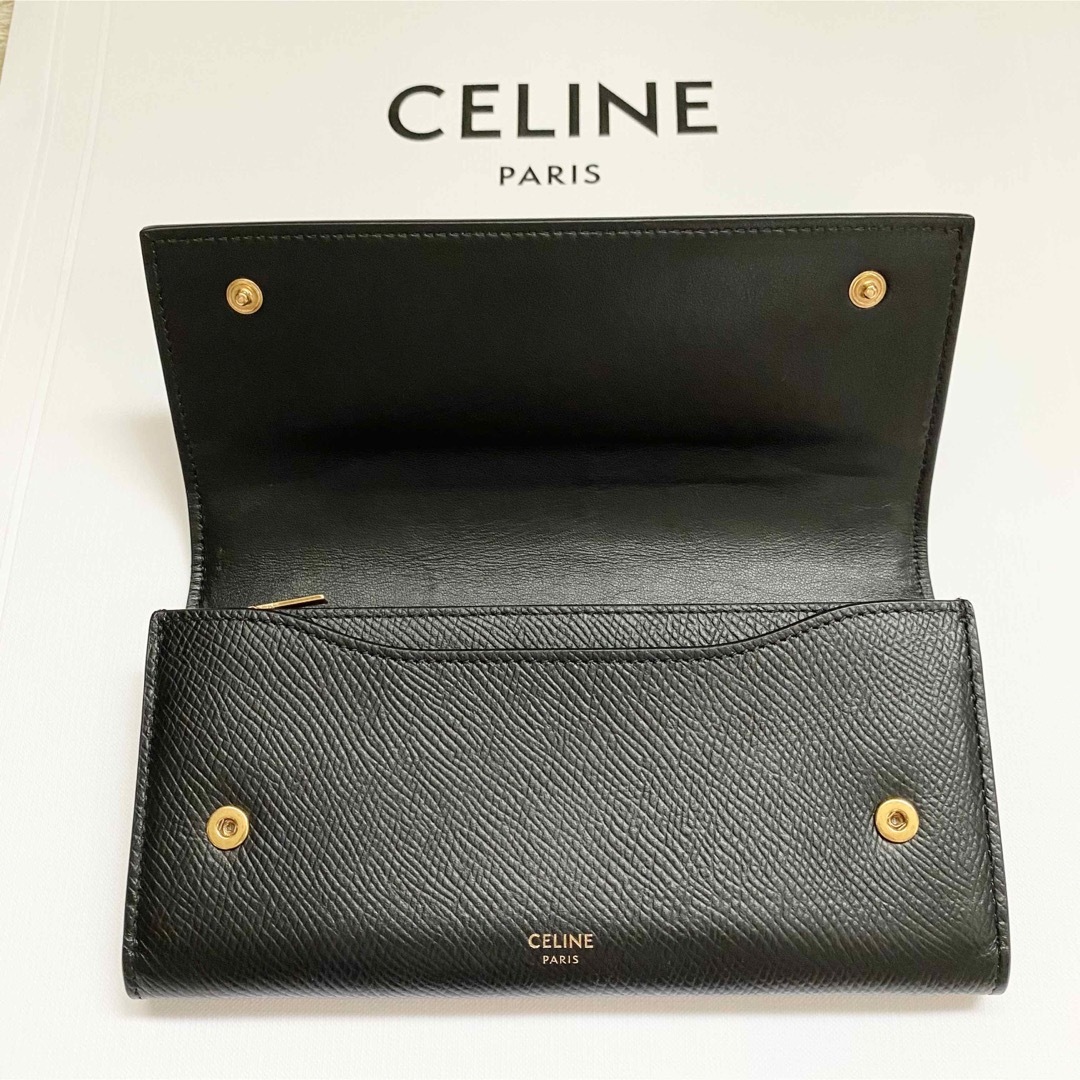 極上美品✨CELINE セリーヌ ラージフラップウォレット 財布