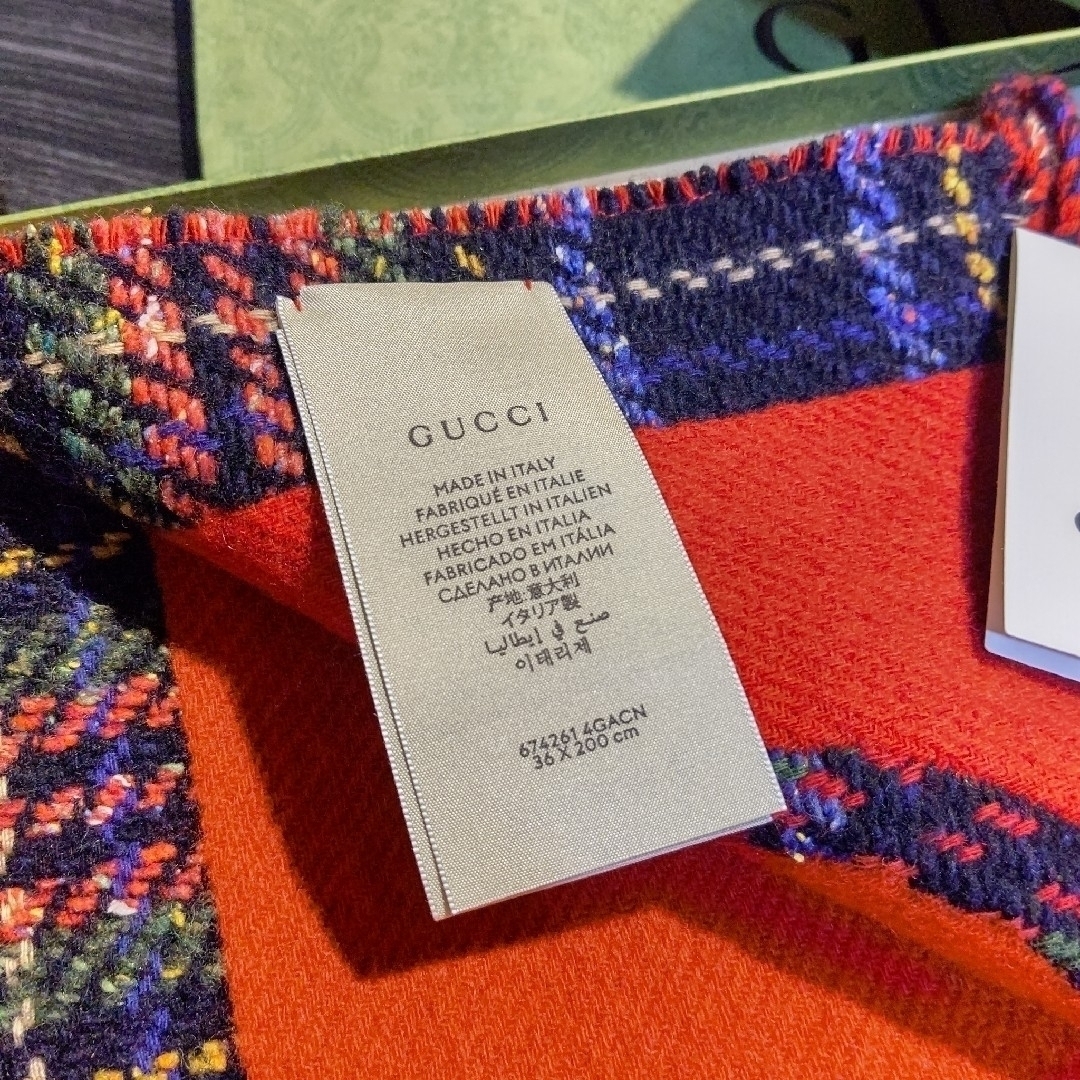 Gucci - ❤新品箱袋付❤GUCCI マフラー ストール スカーフ ショール