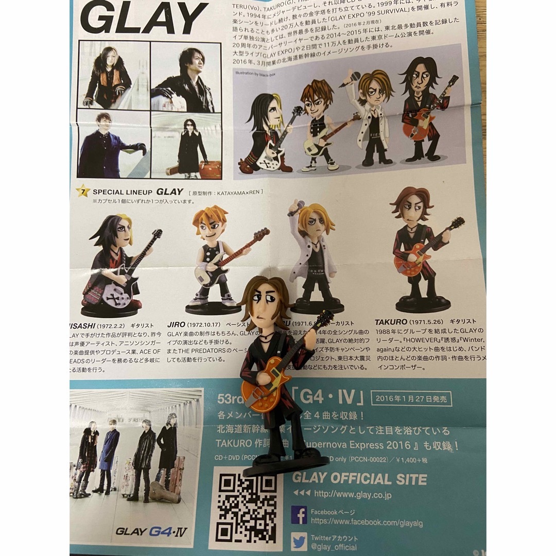 GLAY TAKURO✴︎フィギュア、缶バッジ、シール エンタメ/ホビーのタレントグッズ(ミュージシャン)の商品写真