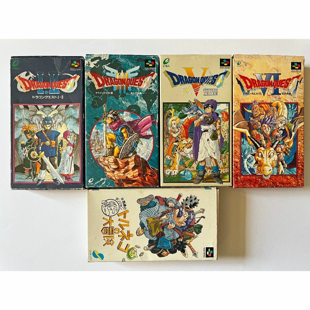 スーパーファミコン - SFC ドラゴンクエスト 1 2 3 5 6 トルネコの大冒険 セット