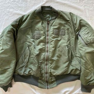 アルファインダストリーズ(ALPHA INDUSTRIES)の80s ビンテージ ma1 フライトジャケット アルファ usaf ミリタリー(フライトジャケット)