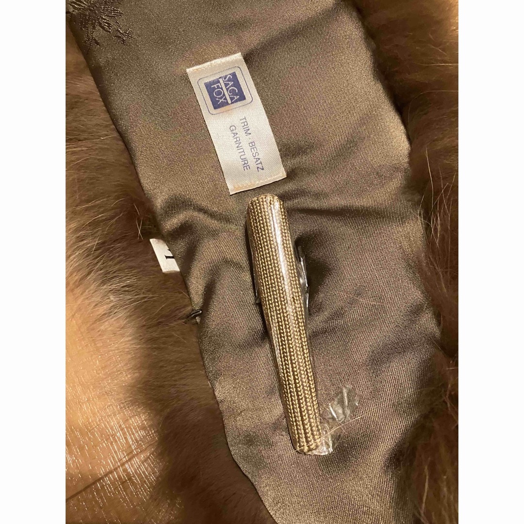 SAGA FOX ファーマフラー　ブラウン系 レディースのファッション小物(マフラー/ショール)の商品写真