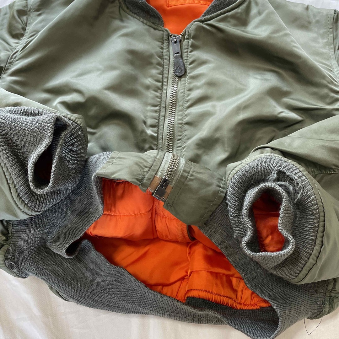 ALPHA INDUSTRIES - 70s ビンテージ ma1 b15 フライトジャケット