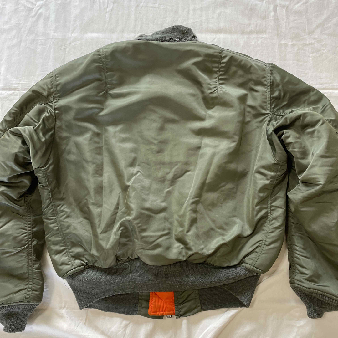 ALPHA INDUSTRIES(アルファインダストリーズ)の70s ビンテージ ma1 b15 フライトジャケット アルファ ミリタリー メンズのジャケット/アウター(フライトジャケット)の商品写真