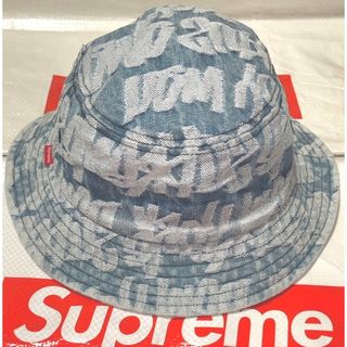 シュプリーム(Supreme)のSupreme  Fat Tip Jacquard Denim Crusher(ハット)