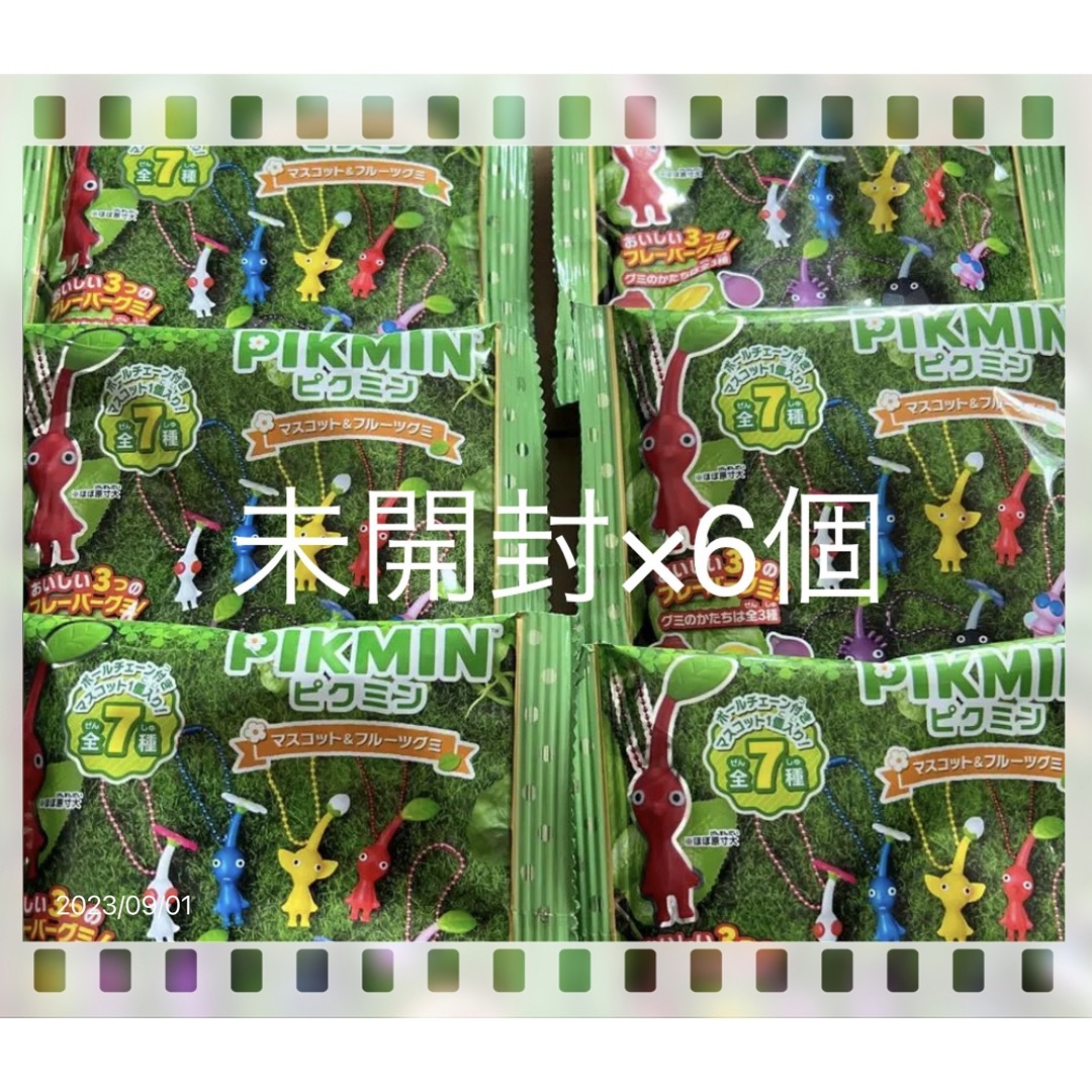 BANDAI(バンダイ)のピクミンPIKMIN マスコット&フルーツグミ 未開封6個セット 食品/飲料/酒の食品(菓子/デザート)の商品写真