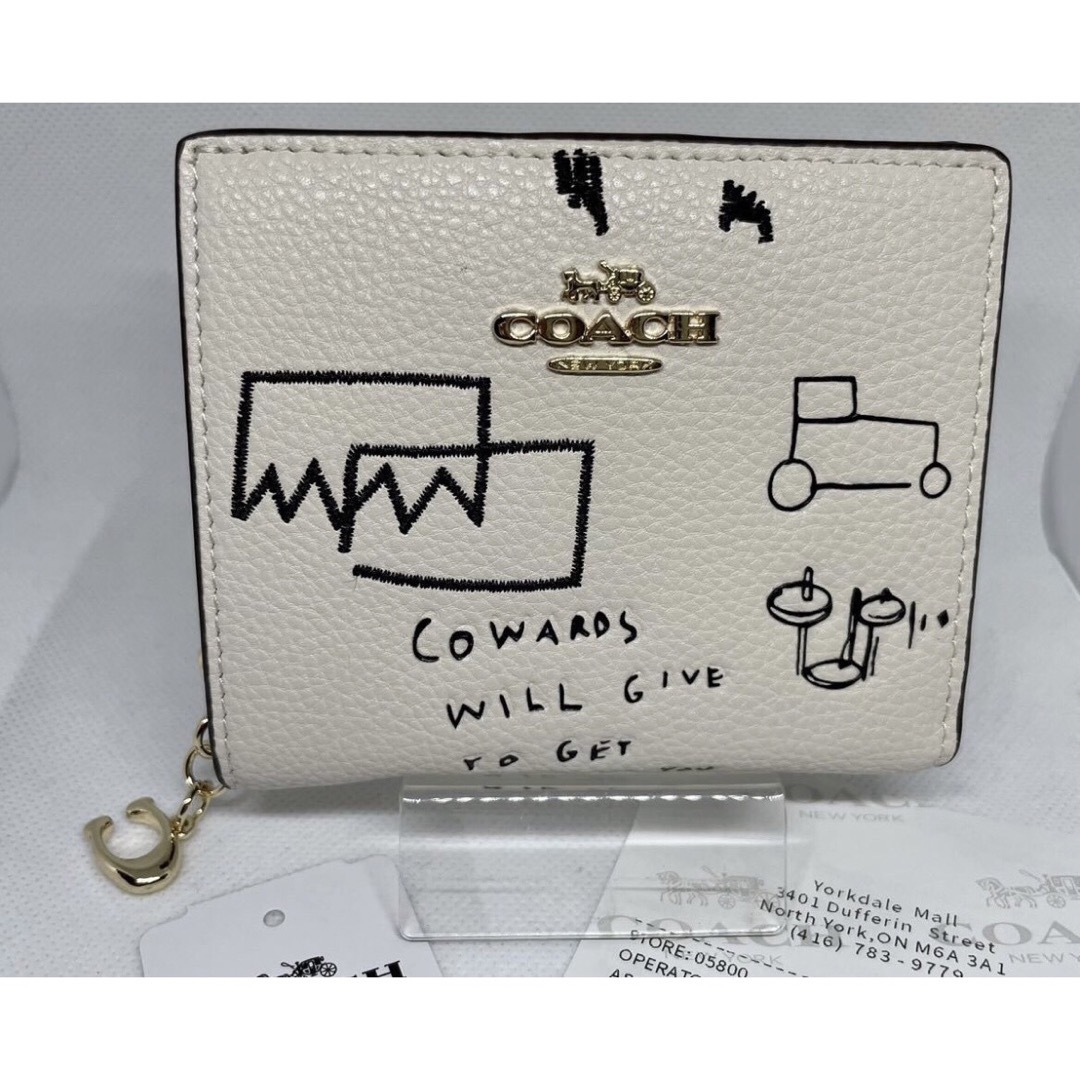 COACH  バスキア　コラボ　折り財布