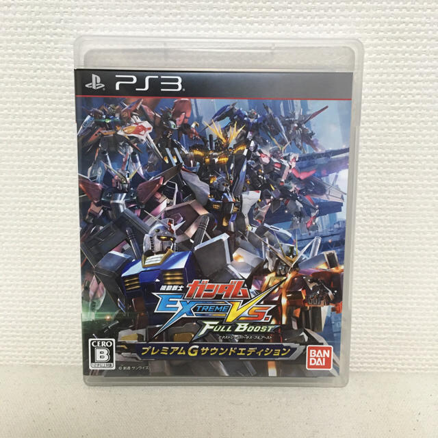 BANDAI(バンダイ)のPS3ソフト 機動戦士ガンダム エクストリームバーサス フルブースト エンタメ/ホビーのゲームソフト/ゲーム機本体(家庭用ゲームソフト)の商品写真