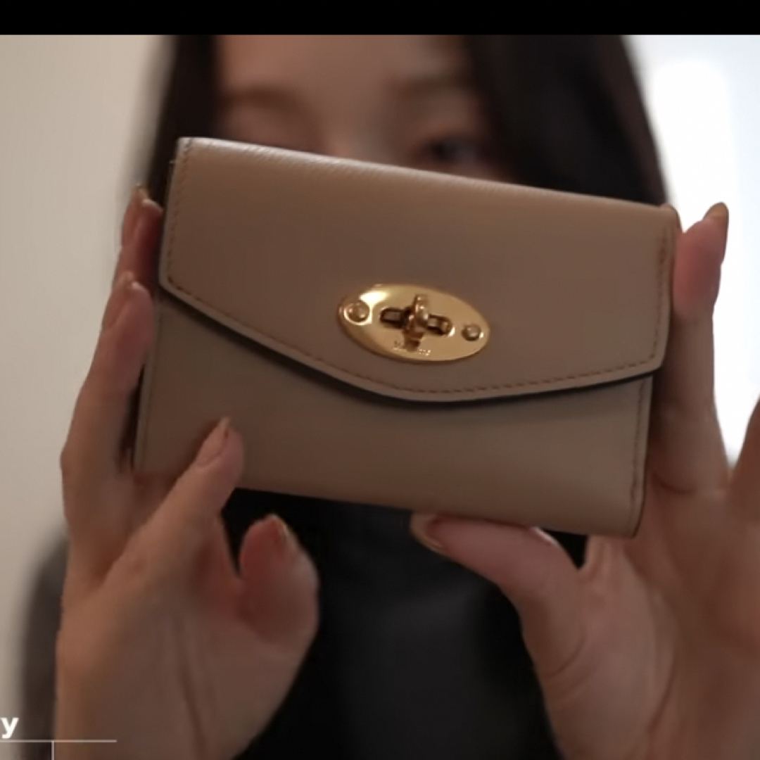 マルベリー 三つ折り財布 メープル 未使用