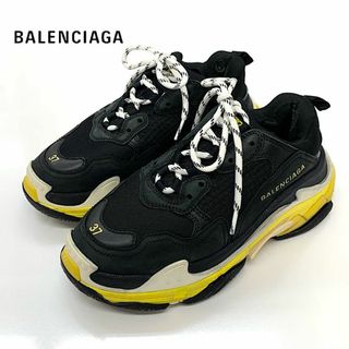 バレンシアガ(Balenciaga)の6836 バレンシアガ トリプルS ロゴ スニーカー ブラック(スニーカー)