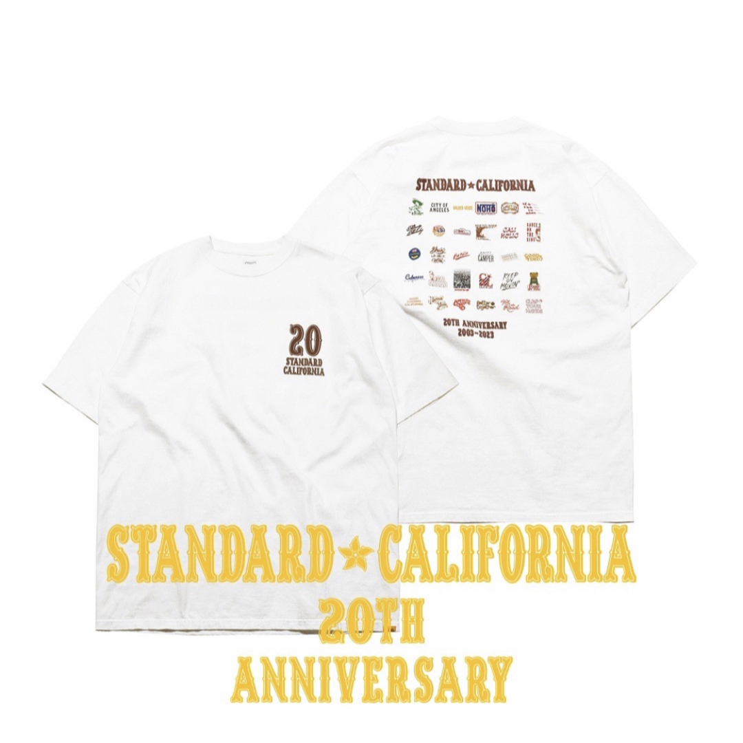 【Standard California】20周年ロゴＴシャツ ホワイト ＸＬ 3