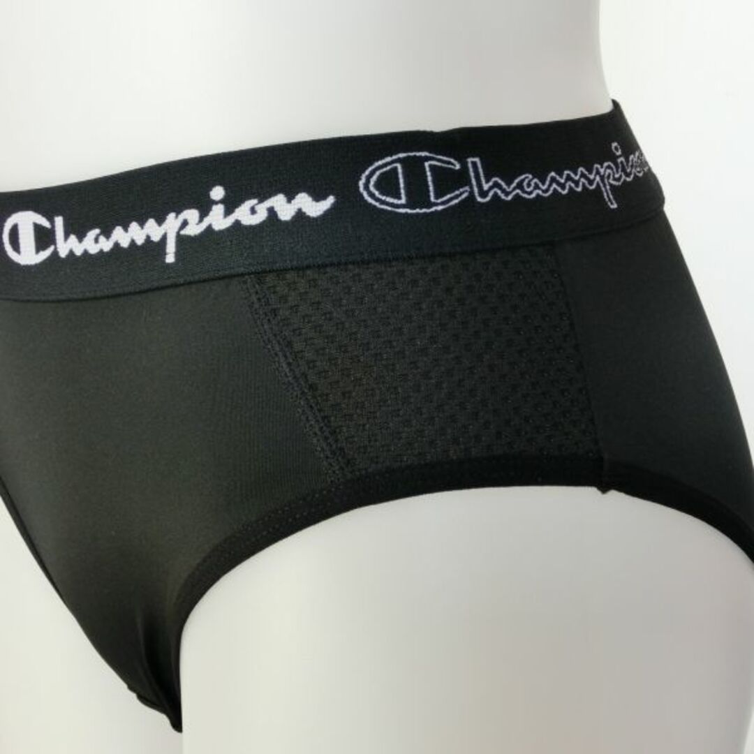 Champion(チャンピオン)の【L】 チャンピオン　スポーティブラ＋ショーツ　黒　3,190円　p0593 レディースの下着/アンダーウェア(ブラ&ショーツセット)の商品写真