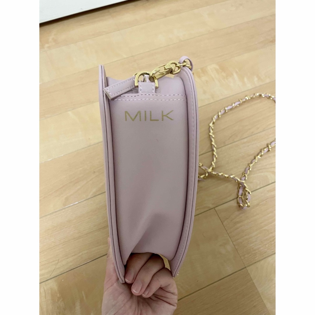 MILK(ミルク)のMILK ハート型ポシェット レディースのバッグ(ショルダーバッグ)の商品写真