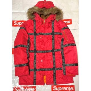 シュプリーム(Supreme)のSupreme シュプリーム Logo Tape N-3B Parka (ミリタリージャケット)