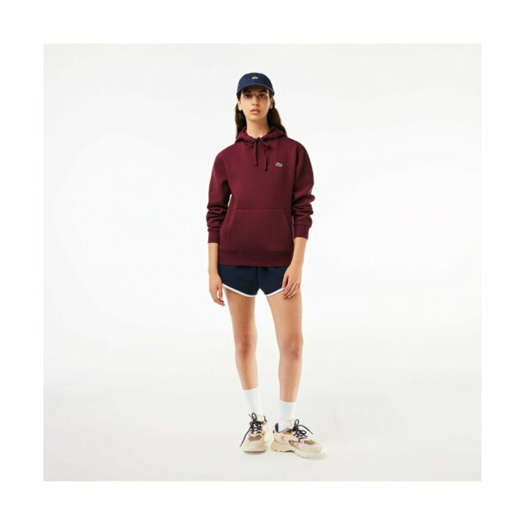 LACOSTE - 【エンジ】テックスウェットボーイフレンドフーディーの通販