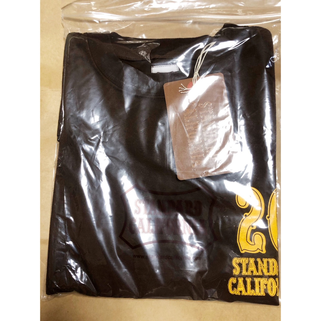 【Standard California】20周年ロゴＴシャツ ブラウン Ｍ