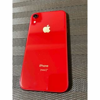 アイフォーン(iPhone)の【注目の美品！】iPhone XR レッド 64 GB Softbank(スマートフォン本体)