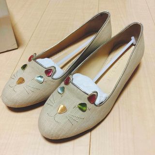 シャルロットオリンピア(Charlotte Olympia)のシャルロットオリンピアKITTYフラットシューズ37(ハイヒール/パンプス)