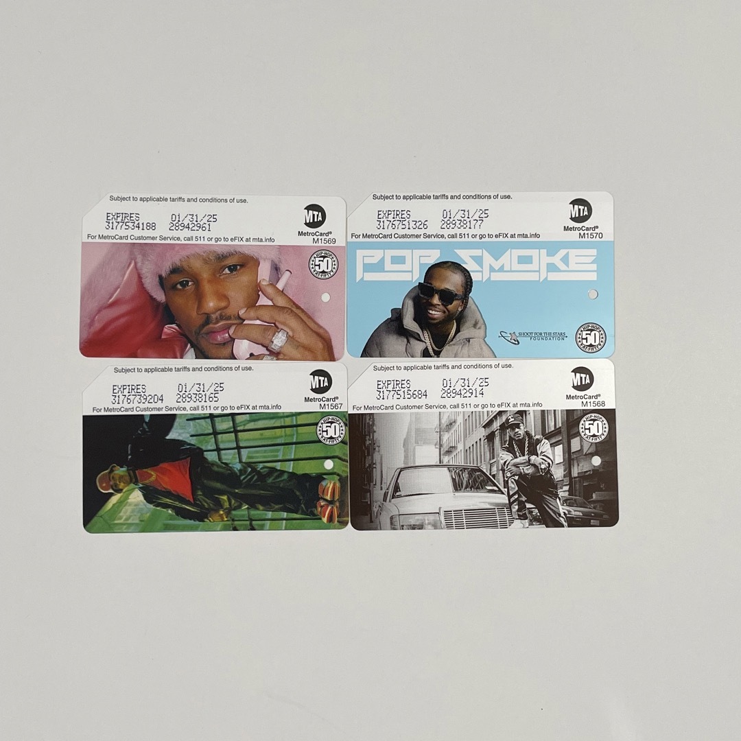 Metro card Hiphop 50th limited セット