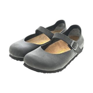 ビルケンシュトック(BIRKENSTOCK)のBIRKENSTOCK ビルケンシュトック サンダル 25cm 黒系 【古着】【中古】(サンダル)