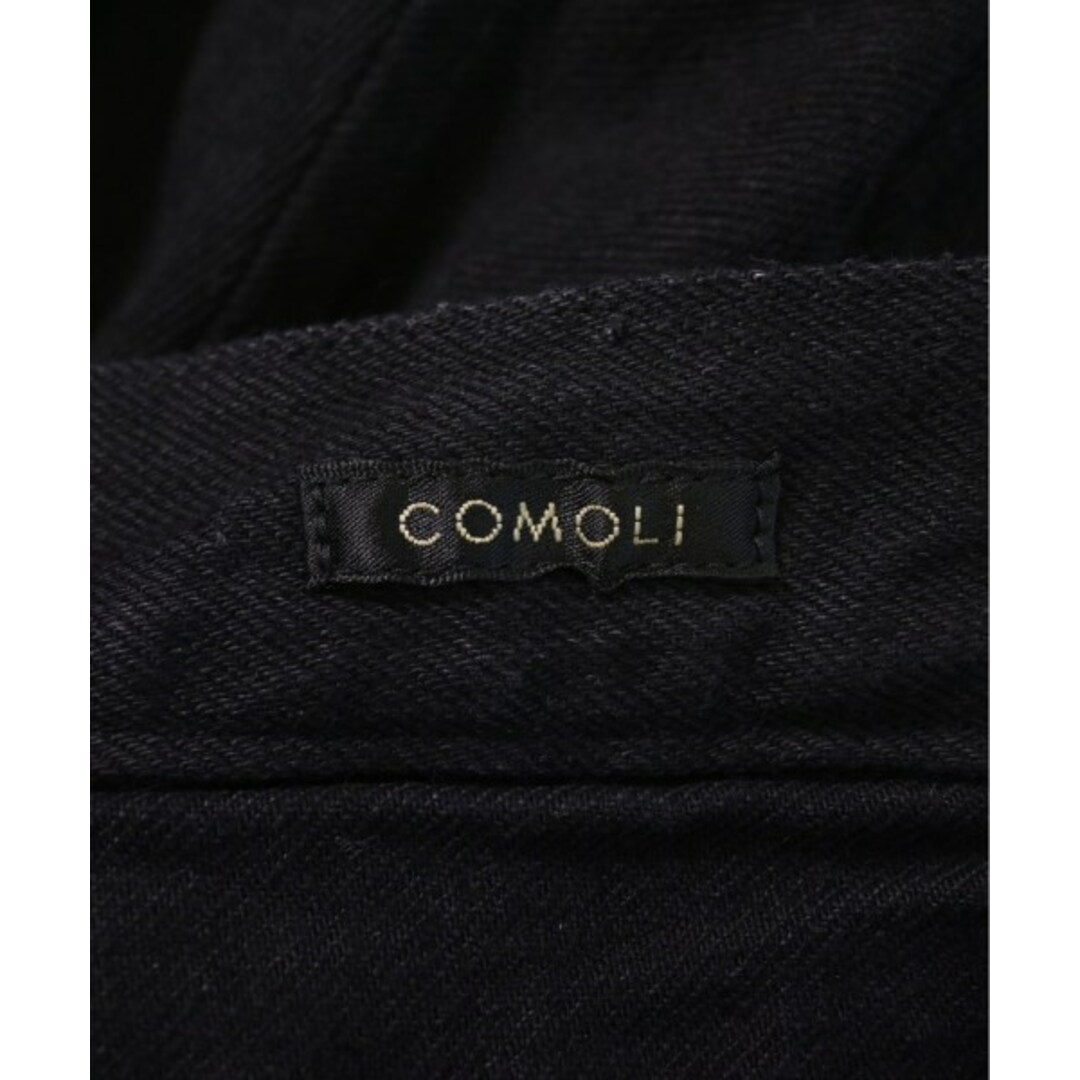 COMOLI(コモリ)のCOMOLI コモリ パンツ（その他） 1(S位) 黒 【古着】【中古】 メンズのパンツ(その他)の商品写真