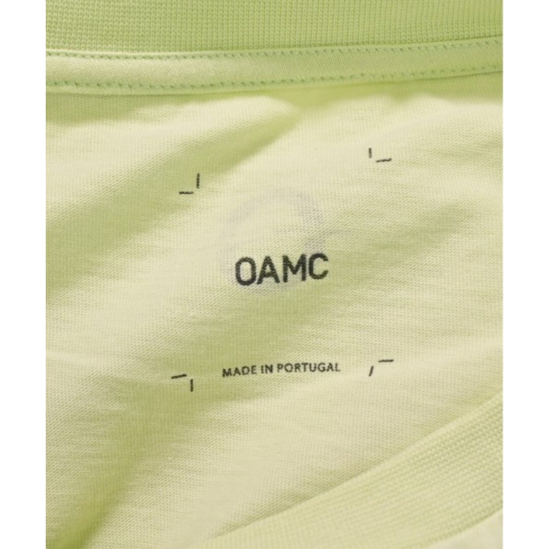 OAMC(オーエーエムシー)のOAMC オーエーエムシー Tシャツ・カットソー XL 黄緑 【古着】【中古】 メンズのトップス(Tシャツ/カットソー(半袖/袖なし))の商品写真