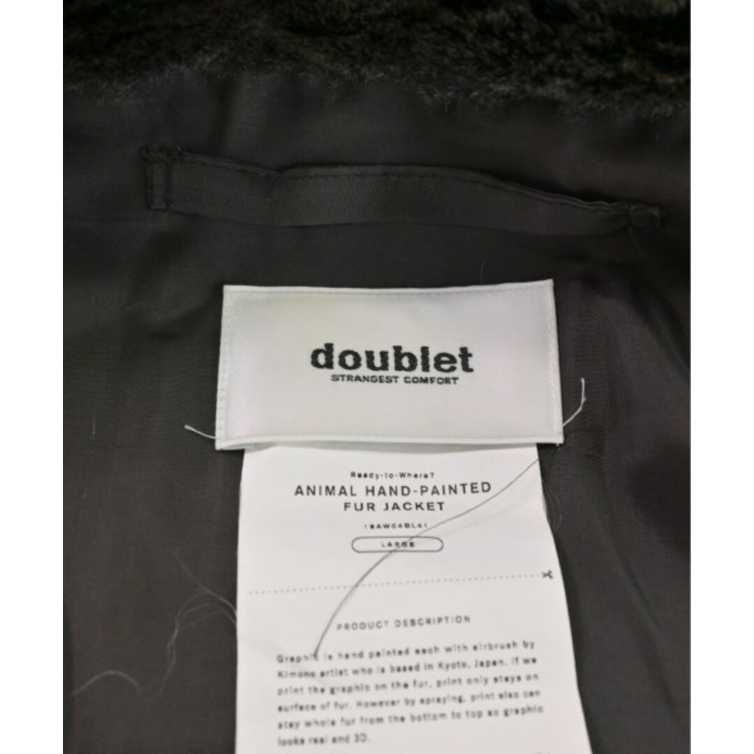 doublet - doublet ダブレット ブルゾン L 茶系 【古着】【中古】の
