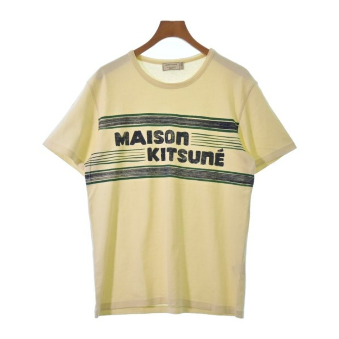 MAISON KITSUNE メゾンキツネ Tシャツ・カットソー L ベージュ系なし透け感