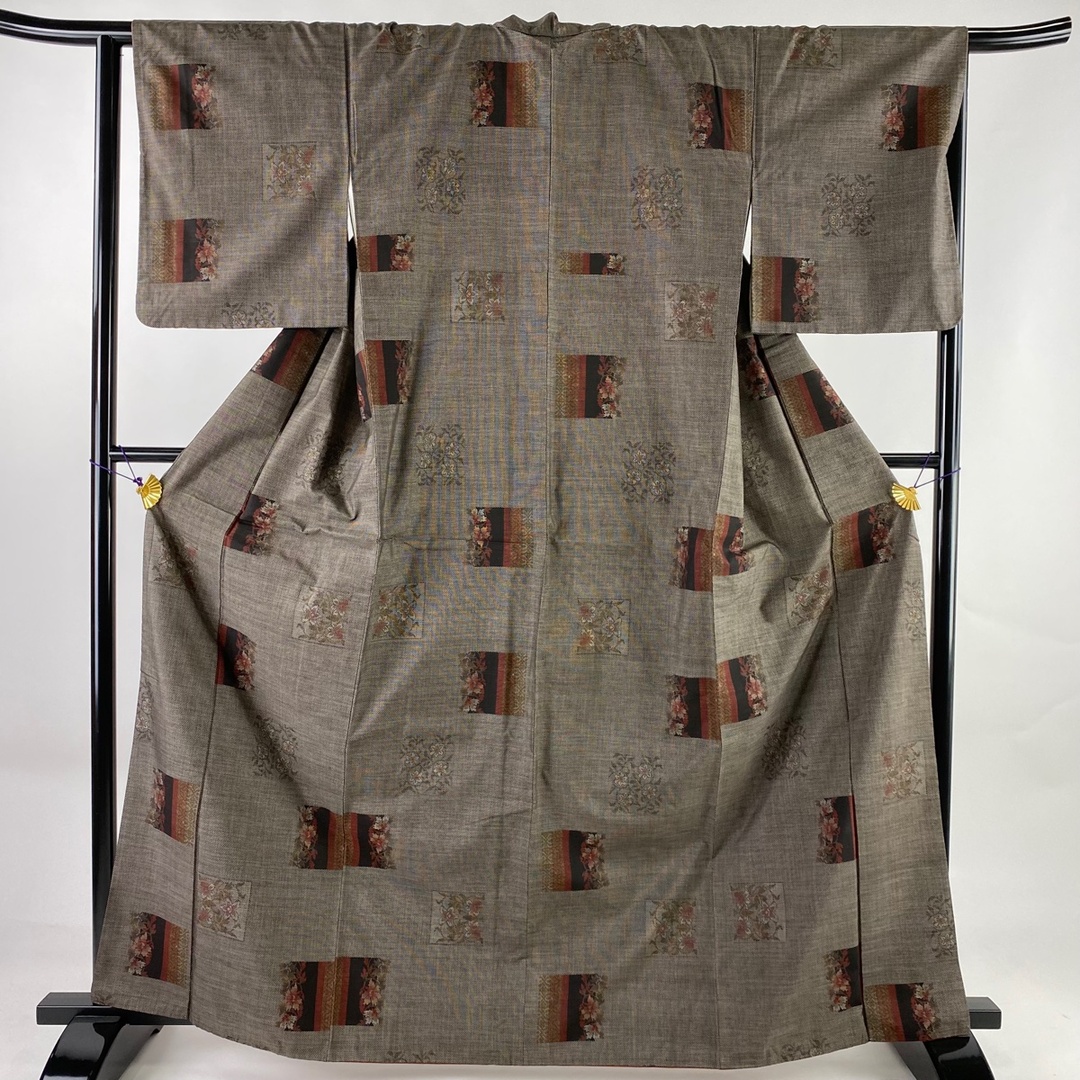 紬 身丈164cm 裄丈64cm 正絹 美品 秀品 - 着物