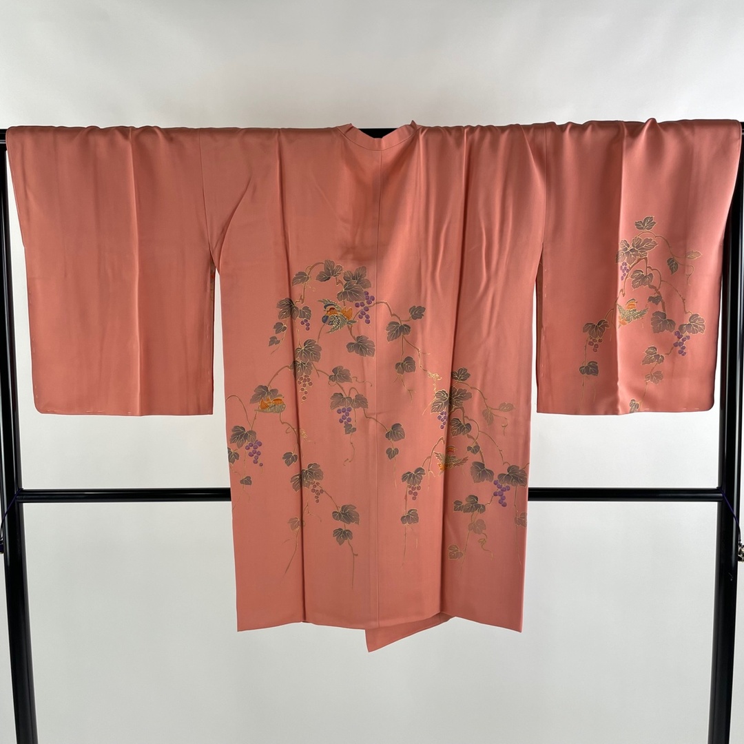 道行 身丈89.5cm 裄丈67cm 正絹 秀品 - 着物