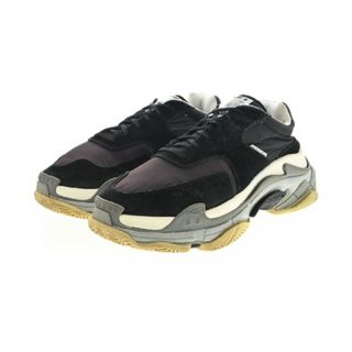 バレンシアガ(Balenciaga)のBALENCIAGA バレンシアガ スニーカー 28.5cm 黒x紫系xグレー等 【古着】【中古】(スニーカー)