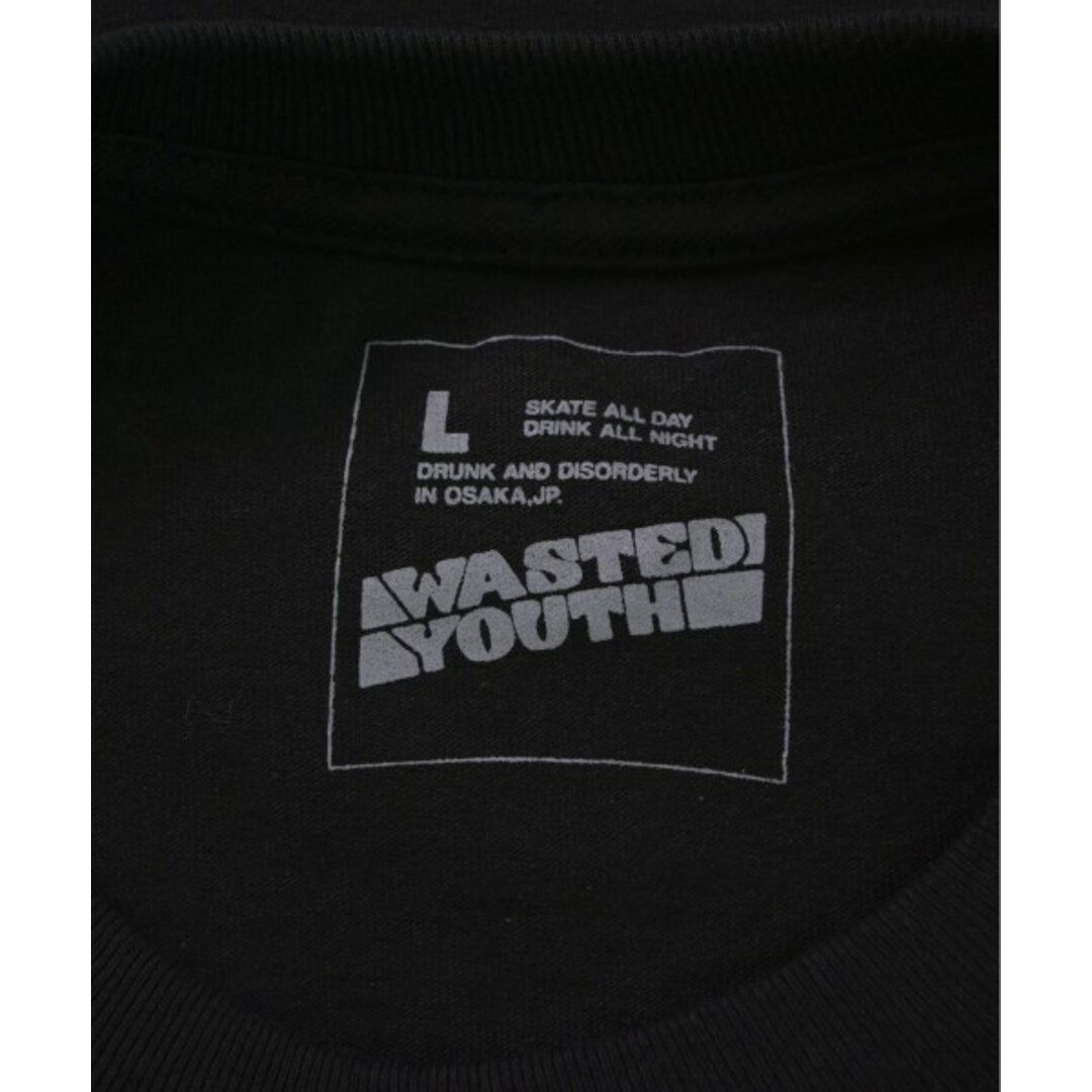 WASTED YOUTH ウェイステッドユース Tシャツ・カットソー L 黒 - T