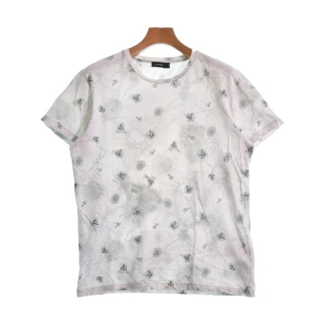 JIL SANDER Tシャツ・カットソー L グレー系x黒系(総柄)