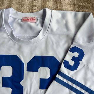 ミッチェルアンドネス(MITCHELL & NESS)のNFL カウボーイズ 33 トニードーセット　ユニフォーム ゲームシャツ　56(アメリカンフットボール)