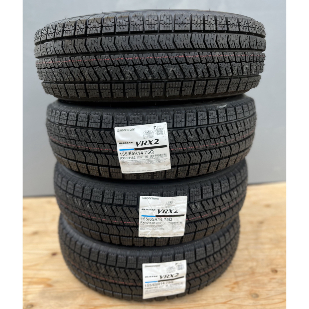 【新品未使用】ブリヂストン ブリザック VRX2 155/65R14  新品4本