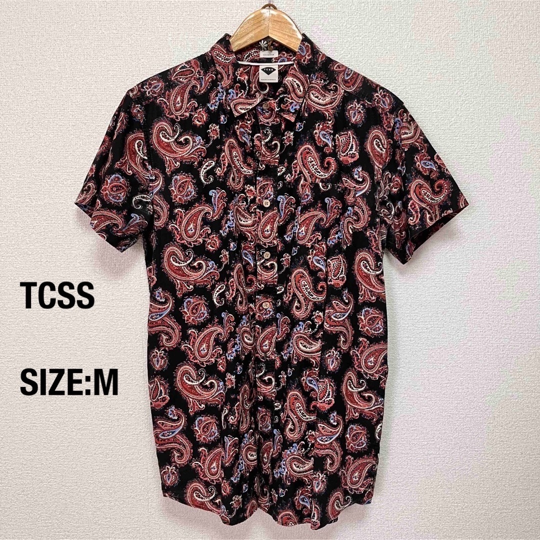 ★美品★TCSS ペイズリー柄 シャツ コットン 柄シャツシャツ