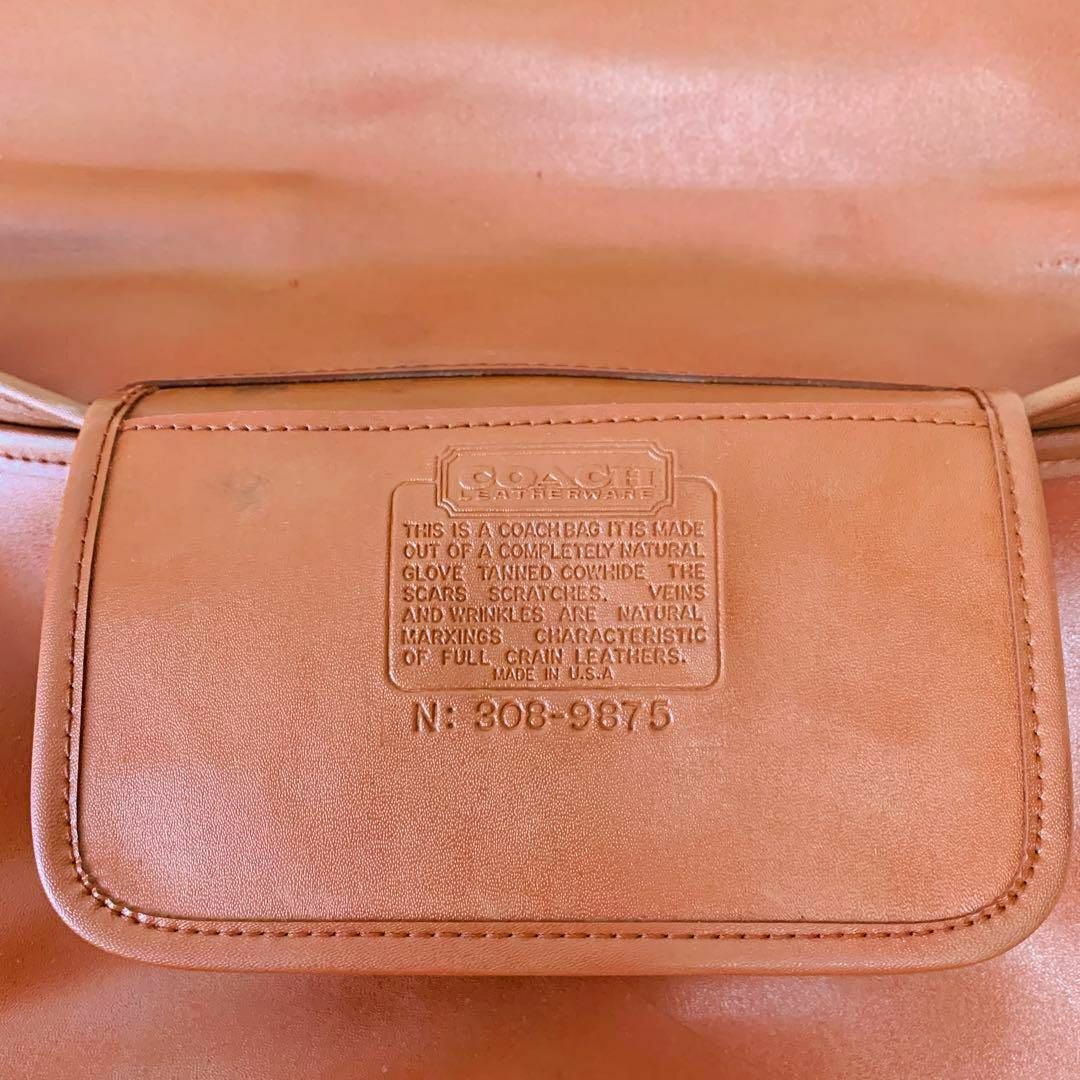 コーチ　OLD COACH ターンロック　バックパック　USA製　ゴールド金具