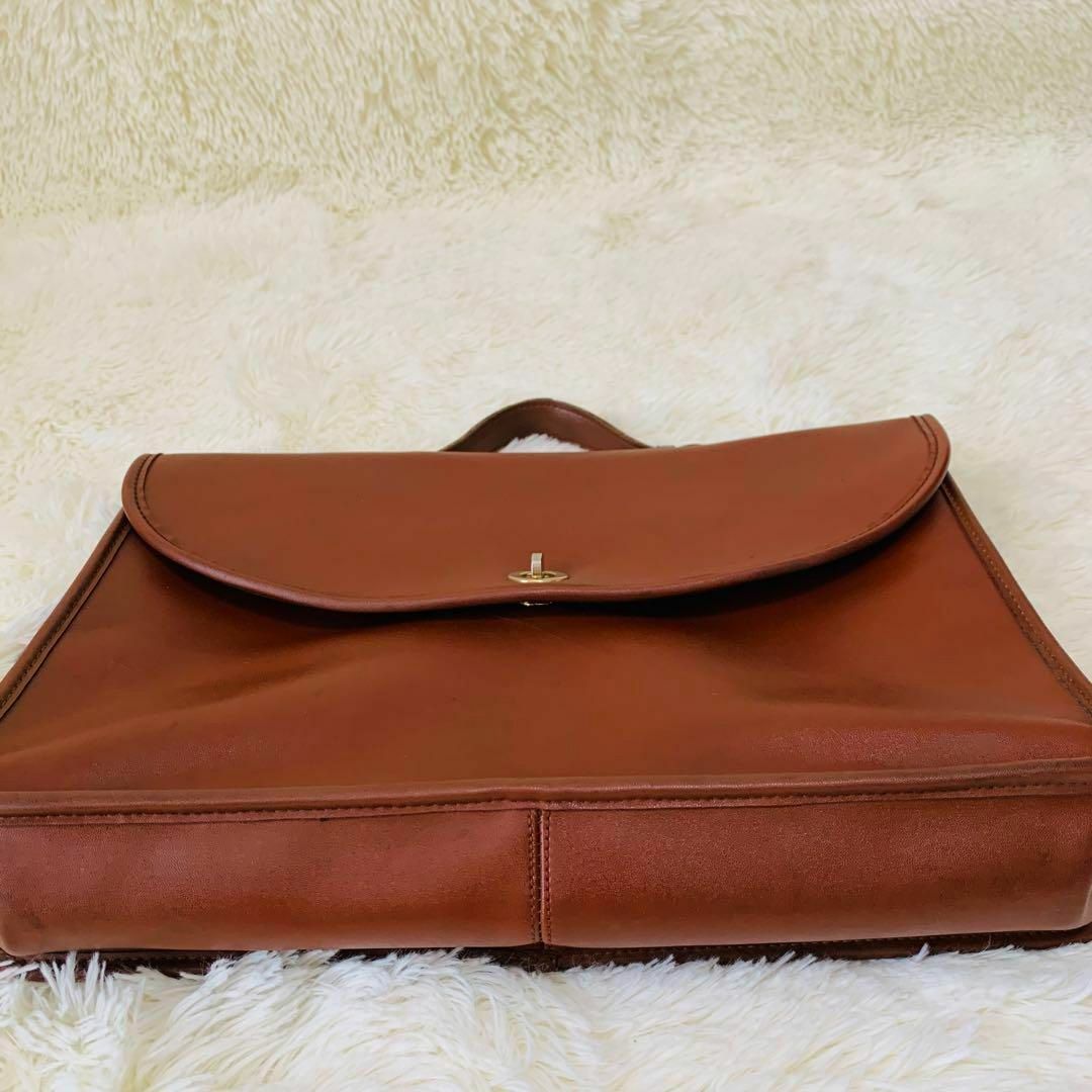 COACH - オールドコーチ ブリーフケース オールレザー ターンロック