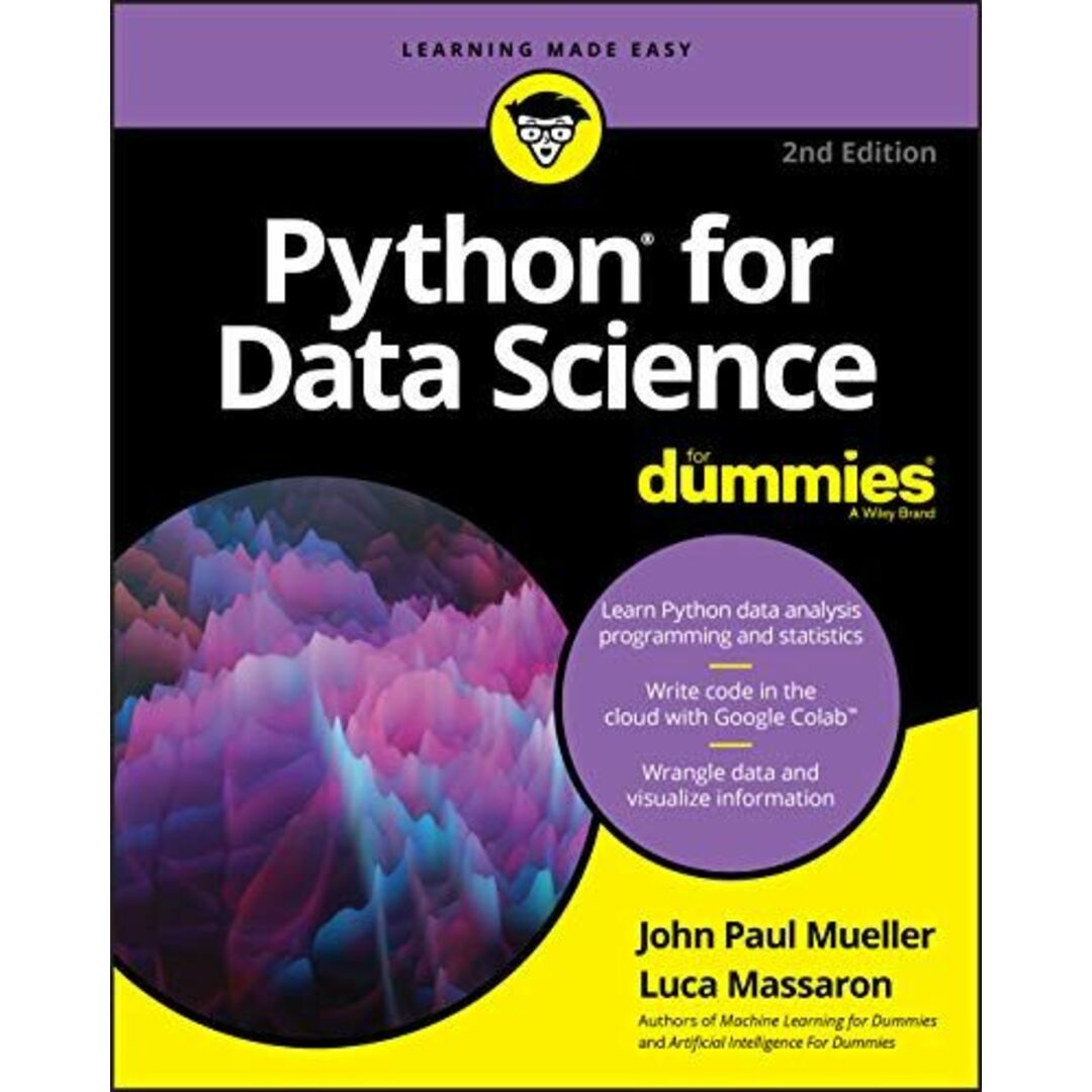 Python for Data Science For Dummies，2nd Edition [ペーパーバック] Mueller