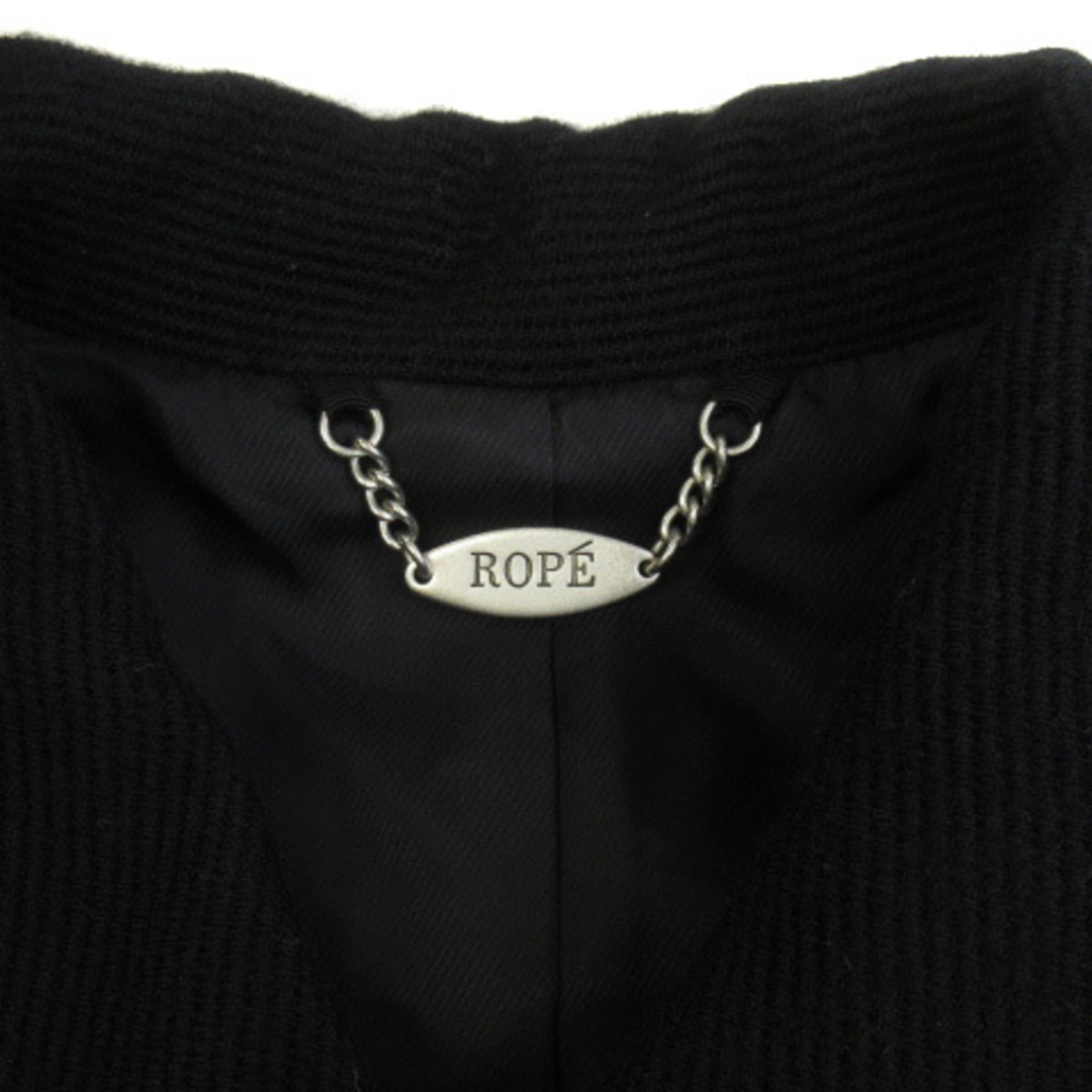 ROPE’(ロペ)のロペ ROPE ジャケット ベルト ウール 7AR 黒 ブラック レディースのジャケット/アウター(その他)の商品写真